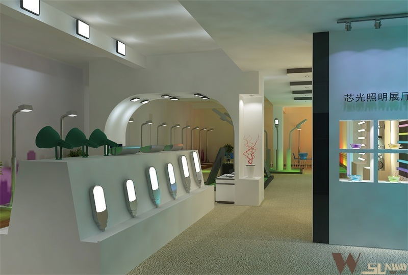 芯光照明展廳設(shè)計方案