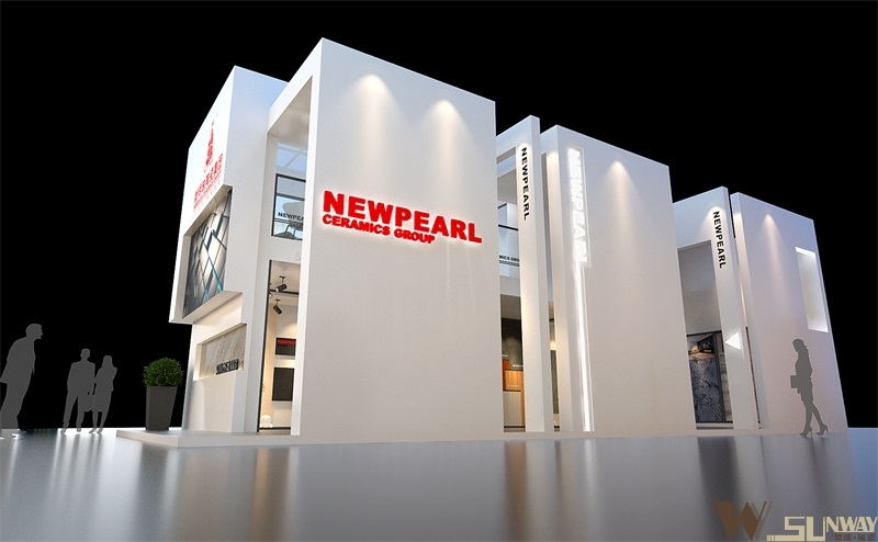 2016廣州建材展—新明珠特裝展臺設計