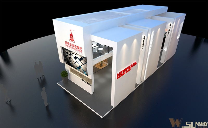 2016廣州建材展—新明珠特裝展臺設計