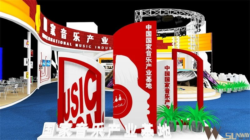 2011深圳文博會—國家音樂產(chǎn)業(yè)基地展臺設(shè)計(jì)
