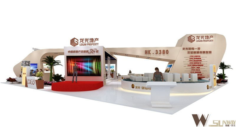 2015粵東房展會—龍光地產(chǎn)特裝展臺設(shè)計(jì)