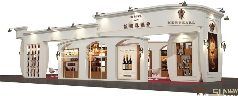 2015廣州名酒展—新明珠酒業(yè)特裝展臺設計
