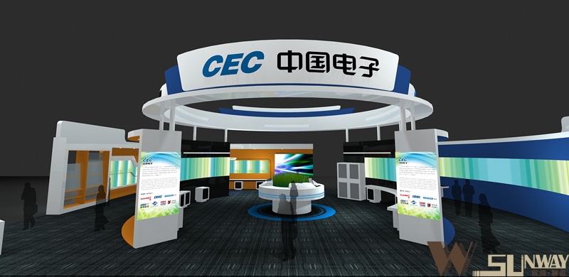 2013年深圳高交會-中國電子展臺