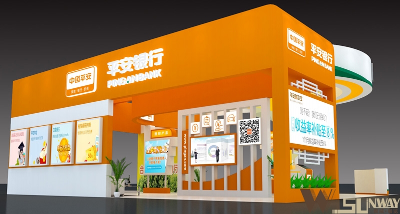 2016互聯(lián)網(wǎng)+博覽會—平安銀行展臺設計