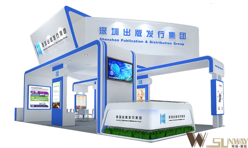 2015深圳文博會—深圳出版發(fā)行集團特裝展臺設(shè)計